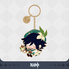 Genshin Impact Chara Metal Keyring Venti