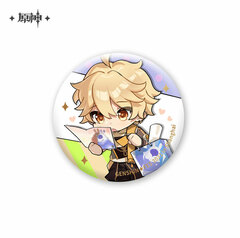 Genshin Impact GENSHIN FES 2021 Chara Deformed Tin Badge Aether/Protagonist (Male)