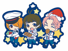 THE IDOLM@STER SideM - Toy'sworks Collection Niitengo SisterS Xmas Rubber Strap: F-LAGS