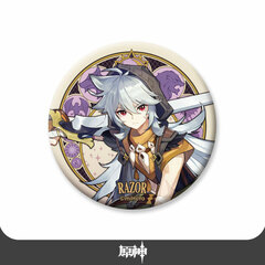 Genshin Impact Mondstadt Series Chara Tin Badge Razor