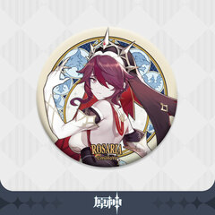 Genshin Impact Mondstadt Series Chara Tin Badge Rosaria