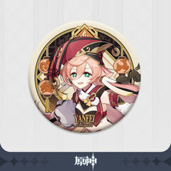 Genshin Impact Liyue Harbor Series Chara Tin Badge Yanfei [Enhi]