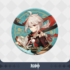 Genshin Impact Inazuma City Series Chara Tin Badge Kaedehara Kazuha