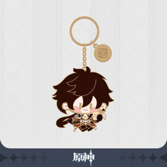 Genshin Impact Chara Metal Keyring Zhongli [Shouri]