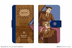 Ace Attorney - Diary Smartphone Case for Multi-size [M] 01 (Wright VS Edgeworth)