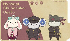 Dai Gyakuten Saiban 2 - Dress Sticker (1) Nyasougi & Chuunosuke & Usato