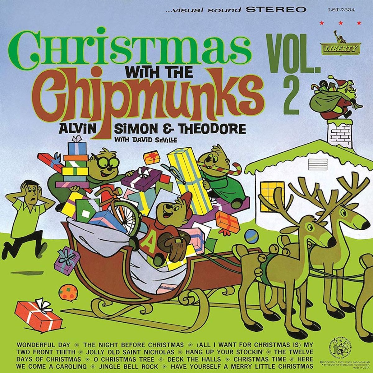 Christmas With The Chipmunks Vol. 2 [White Vinyl] (LP)