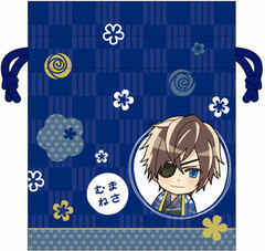 Ikemen Sengoku: Toki wo Kakeru Koi - Drawstring Bag: Masamune Date 2nd Anniversary Deformed ver.