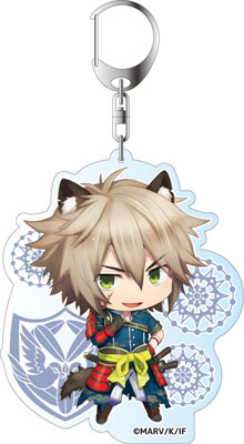 Sengoku Night Blood - Deka Keychain: Kageie Kakizaki