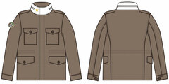 Girls und Panzer - Garu Panzer Blouson TYPE: Chihatan Academy / XXL
