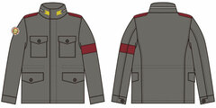 Girls und Panzer - Garu Panzer Blouson TYPE: Anzio High School / S