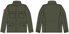 Girls und Panzer - Garu Panzer Blouson TYPE: Pravda High School / S