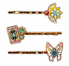 Cardcaptor Sakura: Clear Card Hair Pin Set 1 Clear Card Set