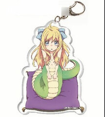 Dropkick on My Devil! Acrylic Keychain Cushion Jashin-chan