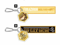 Sword Art Online Alternative Gun Gale Online Flag w/Charm Keychain Fukaziroh