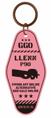 Sword Art Online Alternative Gun Gale Online Carve Plate Keychain Llenn