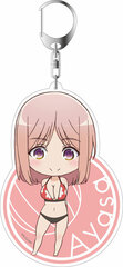 Harukana Receive Deka Keychain Ayasa Tachibana