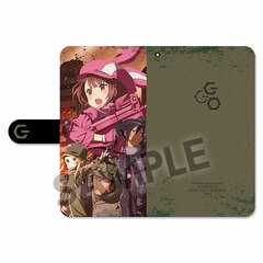 Sword Art Online Alternative Gun Gale Online Book-style Smartphone Case Key Visual L Size