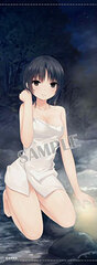 Coffee Kizoku - Life-size Wall Scroll: Sumika Aoyama (Onsen Bath Towel ver.)