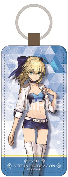 Fate/EXTELLA LINK - Leather Keychain: Altria Pendragon