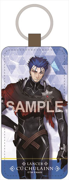 Fate/EXTELLA LINK - Leather Keychain: Cu Chulainn
