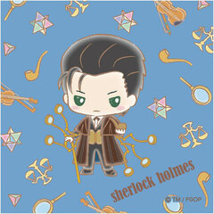 Fate/Grand Order [Design produced by Sanrio] Mini Hand Towel vol.3 Sherlock Holmes