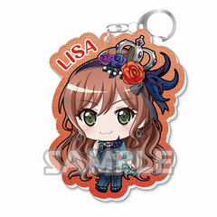 BanG Dream! Girls Band Party! Kiratto Acrylic Keychain Lisa Imai (Roselia)