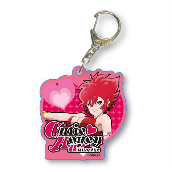 Acrylic Keychain - Cutie Honey Universe / Heart