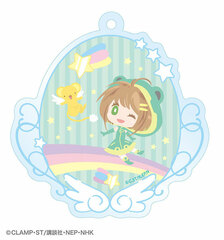 Cardcaptor Sakura: Clear Card - Yume Cute Acrylic Keychain 02: Sakura & Kero-chan