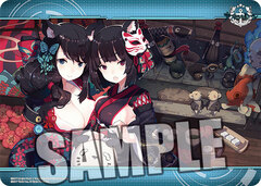 Character All Purpose Rubber Mat - Azur Lane: Fuso & Yamashiro