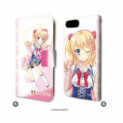 Book-style Smartphone Case (iPhone 6/6s/7/8) - Kin-iro Loveriche 02 / Reina Kisaki