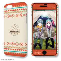 DezaJacket Yuru Camp iPhone 7/8 Case & Protection Sheet Nadeshiko Kagamihara & Rin Shima /A