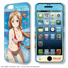 DezaJacket Sword Art Online iPhone 6 Plus/6s Plus Case & Protection Sheet: Design 09 (Asuna) Swimsuit Ver.