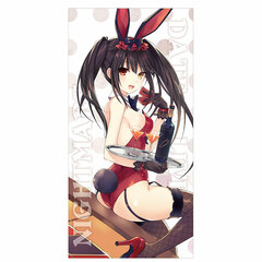 Date A Live Light Novel ver. Kurumi Tokisaki 120cm Big Towel Bunny Girl ver.