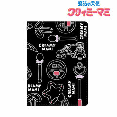 Creamy Mami, the Magic Angel Motif Pattern 4Pocket Pass Case Black