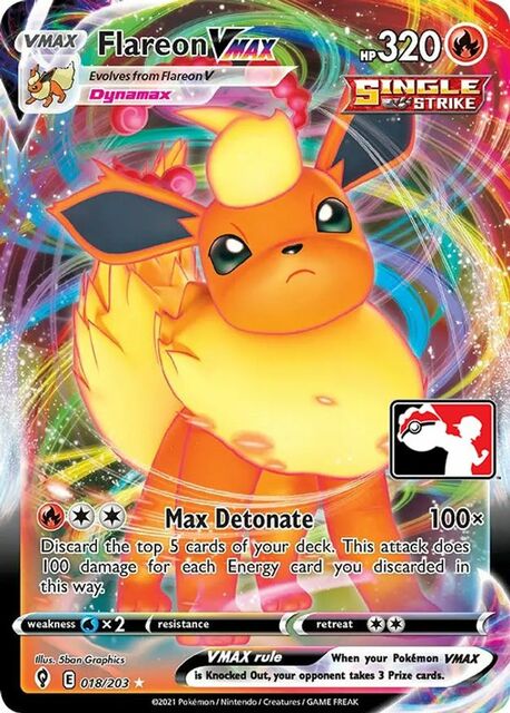 Flareon VMAX - 018/203 - Ultra Rare
