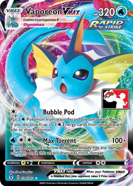 Vaporeon VMAX - 030/203 - Ultra Rare