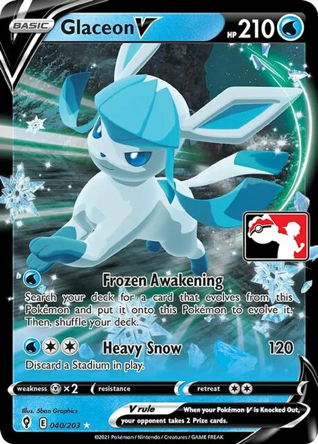 Glaceon V - 040/203 - Ultra Rare