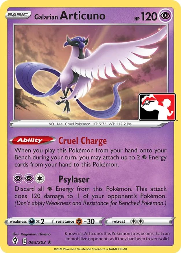 Galarian Articuno - 063/203 - Holo Rare