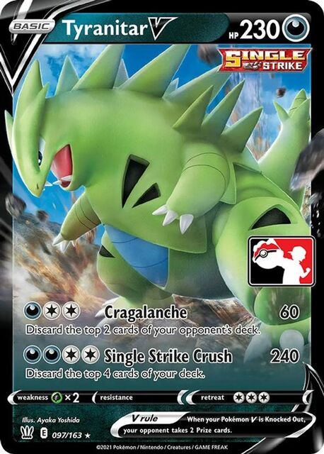 Tyranitar V - 097/163 - Ultra Rare