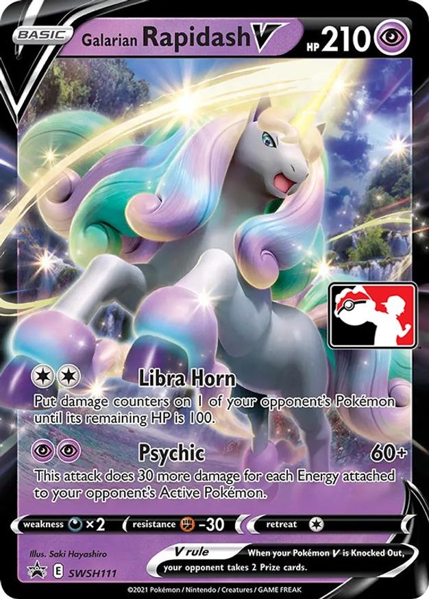 Galarian Rapidash V - SWSH111 - Promo