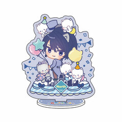 Helios Rising Heroes x Sanrio Characters Acrylic Stand 5. Ren Kisaragi x Nya Ni Nyu Nye Nyon