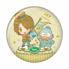 Helios Rising Heroes x Sanrio Characters Tin Mirror 15. Jay Kidman x Hangyodon