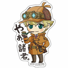 CAPCOM x B-SIDE LABEL Sticker - Dai Gyakuten Saiban: Sherlock Holmes