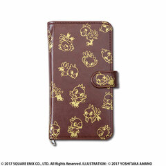 Final Fantasy 30th Anniversary Commemorating Smartphone Case (Brown)