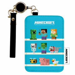 Minecraft Pass Case w/Reel Blue