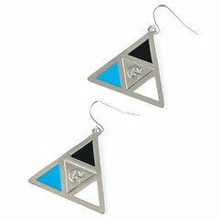 Gintama - Plate Pierced Earrings A / Gintoki
