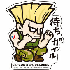 CAPCOM x B-SIDE LABEL Sticker - Ultra Street Fighter II: Machi Guile.
