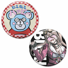 Danganronpa V3: Killing Harmony - Miu Iruma's NikoNiko Happy Nezumi Yarou Tin Badge Set