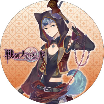Sengoku Night Blood - De-Tin Badge: Kamanosuke Yuri